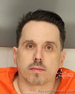 Mugshot of Jacob Adam Bear booked in Ada County, Idaho on March 27, 2026