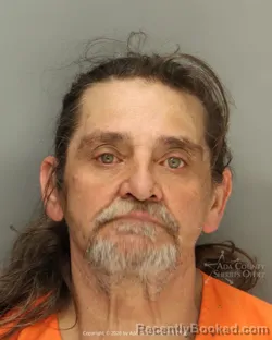 Mugshot of Frederick Hardt booked in Ada County, Idaho on March 27, 2026