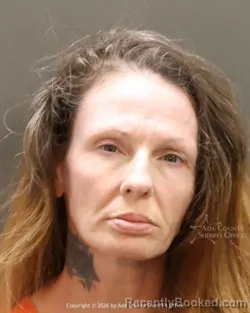 Mugshot of Sary May Collette booked in Ada County, Idaho on August 30, 2026