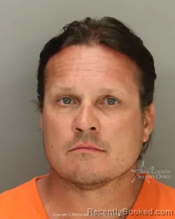 Mugshot of Michael Marlin Burke booked in Ada County, Idaho on August 19, 2026
