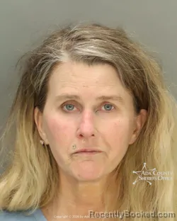 Mugshot of Natalie Swaner booked in Ada County, Idaho on March 16, 2026