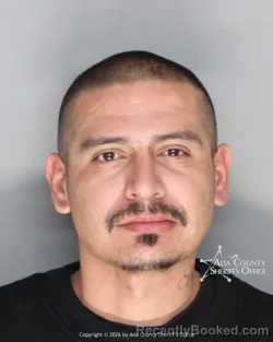 Mugshot of Gilbert Rojas booked in Ada County, Idaho on March 16, 2026