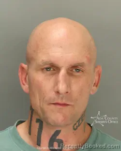 Mugshot of Scott Jasen Koci booked in Ada County, Idaho on May 7, 2026