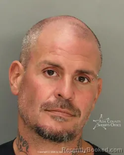 Mugshot of James Robert Moreno booked in Ada County, Idaho on October 18, 2026
