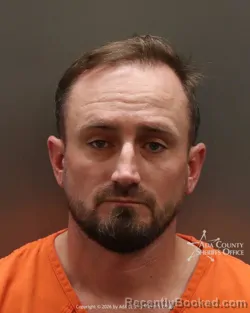 Mugshot of Steven Jeffrey James booked in Ada County, Idaho on March 18, 2026