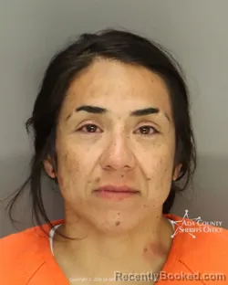Mugshot of Frances Nichole Torres booked in Ada County, Idaho on May 16, 2026