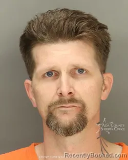 Mugshot of Kyle Wade Odom booked in Ada County, Idaho on July 3, 2026