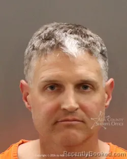 Mugshot of Brett William Kent booked in Ada County, Idaho on May 1, 2026