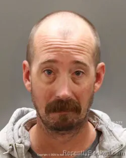 Mugshot of Thomas Justin Pinkley booked in Ada County, Idaho on June 28, 2026
