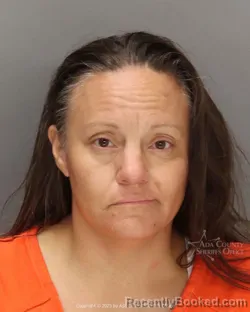 Mugshot of Sarah Marie Jones booked in Ada County, Idaho on June 30, 2026
