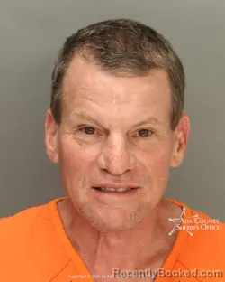 Mugshot of Thomas Wear booked in Ada County, Idaho on June 24, 2026