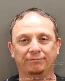 Mugshot of Roberto Gabriel Archuleta booked in Ada County, Idaho on June 7, 2026