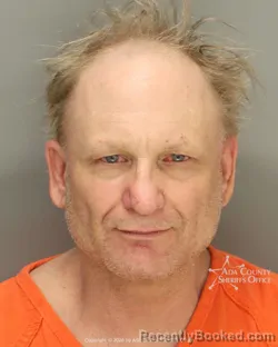 Mugshot of James Robert Kuehnel booked in Ada County, Idaho on July 7, 2026