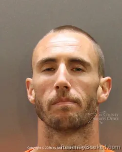 Mugshot of Matthew Louis Sturm booked in Ada County, Idaho on July 10, 2026
