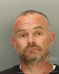 Mugshot of Nick James Jackson booked in Ada County, Idaho on October 13, 2026