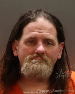 Mugshot of Robert Lee Shurtleff booked in Ada County, Idaho on March 12, 2026