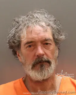 Mugshot of Cal Tresvant Horton booked in Ada County, Idaho on October 5, 2026