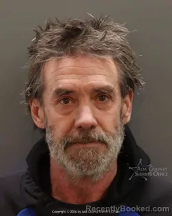 Mugshot of Timothy Nelson Jeffs booked in Ada County, Idaho on March 9, 2026