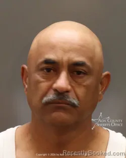 Mugshot of Ruben Moreno Sanchez booked in Ada County, Idaho on October 11, 2026