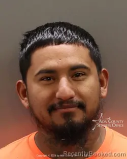 Mugshot of Joseph Michael Urrabazo booked in Ada County, Idaho on July 13, 2026