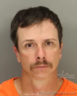 Mugshot of Timothy Jason Dunbar booked in Ada County, Idaho on September 5, 2026