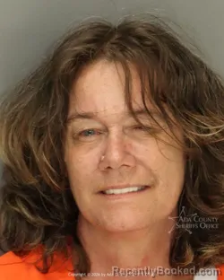 Mugshot of Kelly Marie Storey booked in Ada County, Idaho on July 3, 2026