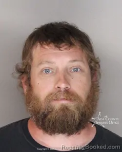 Mugshot of Bryan Michael Prickett booked in Ada County, Idaho on May 3, 2026