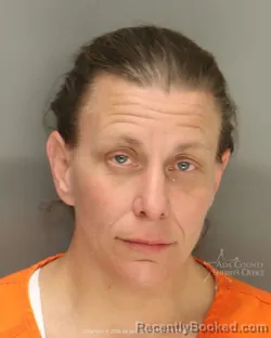 Mugshot of Lindsay Marie Pierce booked in Ada County, Idaho on March 27, 2026