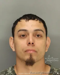 Mugshot of Christopher Lauritz Molina booked in Ada County, Idaho on May 21, 2026