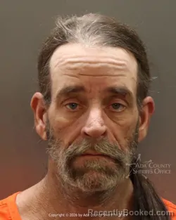 Mugshot of Ronald David White booked in Ada County, Idaho on March 9, 2026