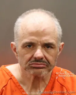 Mugshot of William Wayne Fullmer booked in Ada County, Idaho on April 3, 2026