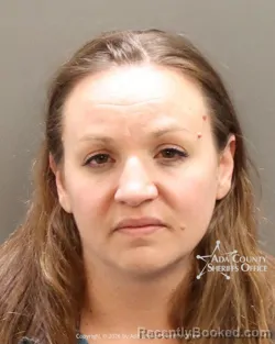 Mugshot of Heather Susan Sharts booked in Ada County, Idaho on April 3, 2026