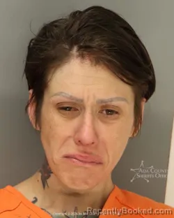 Mugshot of Marlo Ann Cooper booked in Ada County, Idaho on July 13, 2026