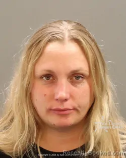 Mugshot of Danielle Lorraine Henderson booked in Ada County, Idaho on September 27, 2026
