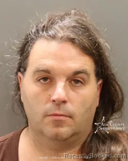 Mugshot of Samson Daniel S Bingle booked in Ada County, Idaho on August 19, 2026