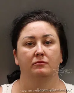 Mugshot of Whitney Rose Peterson booked in Ada County, Idaho on July 14, 2026