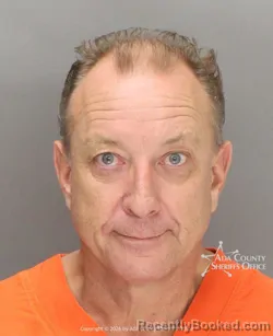 Mugshot of Donald Martin Laurence booked in Ada County, Idaho on March 20, 2026