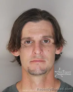Mugshot of Douglas Dunlap booked in Ada County, Idaho on June 24, 2026