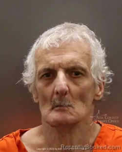 Mugshot of Richard David Thies booked in Ada County, Idaho on March 24, 2026