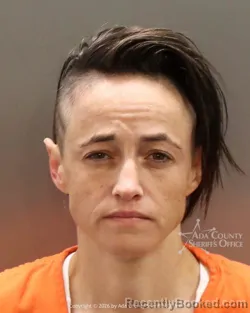 Mugshot of Shellie Rene Connell booked in Ada County, Idaho on August 28, 2026