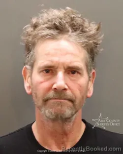 Mugshot of Harley Thomas Janasik booked in Ada County, Idaho on October 16, 2026