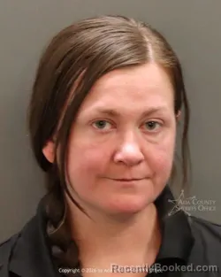 Mugshot of Kellie Mariah Fox booked in Ada County, Idaho on July 23, 2026