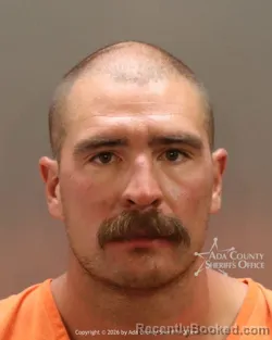 Mugshot of Jacob Lee White booked in Ada County, Idaho on July 7, 2026