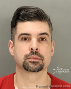 Mugshot of Zachary John Scheloske booked in Ada County, Idaho on March 9, 2026