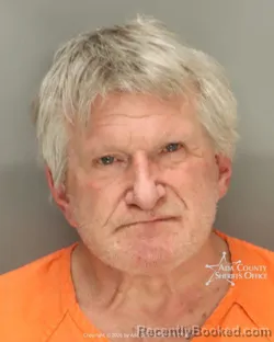 Mugshot of Bruce Daniel Barr booked in Ada County, Idaho on March 10, 2026