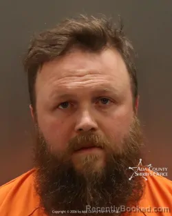 Mugshot of Ace Harley Hartman booked in Ada County, Idaho on March 22, 2026