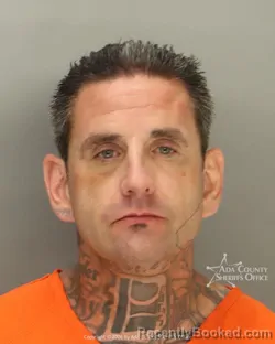 Mugshot of Randy Wayne Holbert booked in Ada County, Idaho on October 12, 2026
