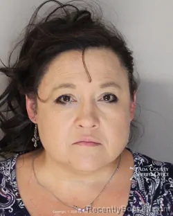 Mugshot of Jennifer Behner booked in Ada County, Idaho on October 21, 2026