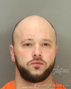 Mugshot of Bayden Mark Fullmer booked in Ada County, Idaho on May 14, 2026