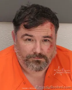 Mugshot of Lyle Benjamin Greenough booked in Ada County, Idaho on May 15, 2026